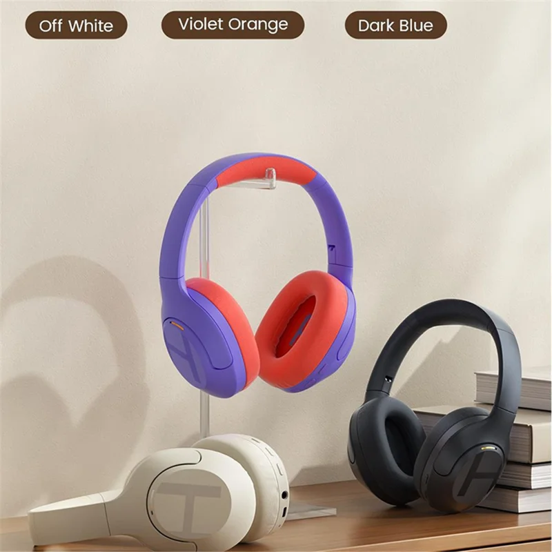 HAYLOU S35 Wireless Bluetooth Headset Over-ear ANC Noise Canceling Low Latency Headphone - Purple