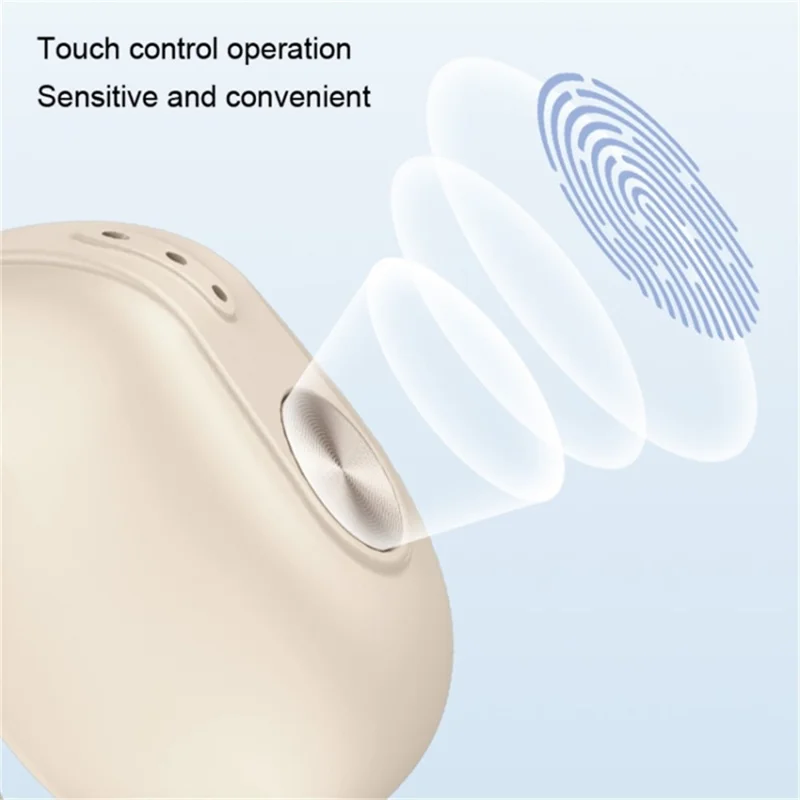 V50 Bluetooth-compatible Double Ear Headsets Bone Conduction Earphones Wireless Sport Running Clip-on Headphones - White