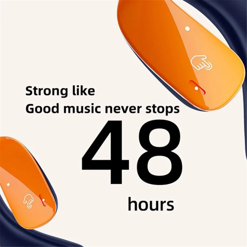 T22 Open Ear TWS Bone Conduction Wireless Headphones Music Sports Bluetooth-compatible Earphone with Mic - Grey+White