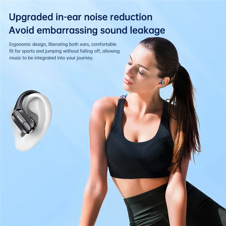 Lenovo Thinkplus XT80 TWS Bluetooth Ear Hook Earphone Music Game Dual Mode Headphone