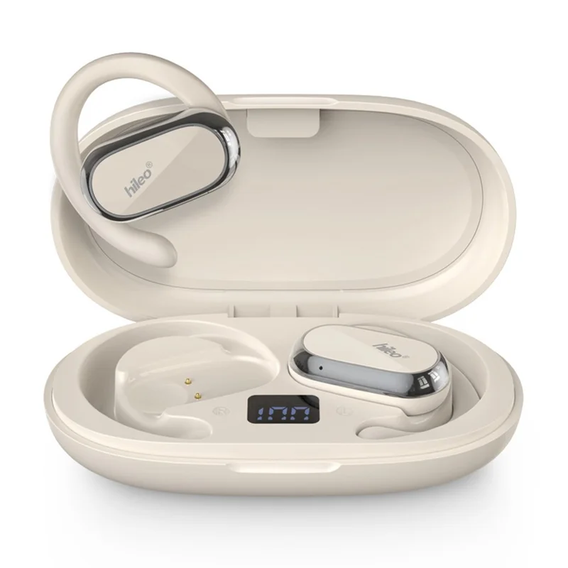 HILEO Hi92 OWS Ørekløbe Trådløse Hovedtelefoner Stereo Lyd Sport Bluetooth-kompatible Øretelefoner - beige