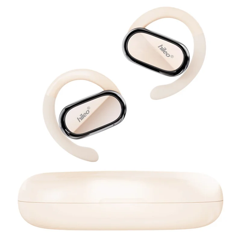 HILEO Hi92 OWS Ørekløbe Trådløse Hovedtelefoner Stereo Lyd Sport Bluetooth-kompatible Øretelefoner - beige