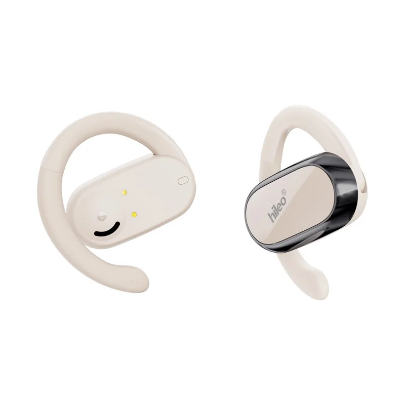 HILEO Hi92 OWS Ørekløbe Trådløse Hovedtelefoner Stereo Lyd Sport Bluetooth-kompatible Øretelefoner - beige
