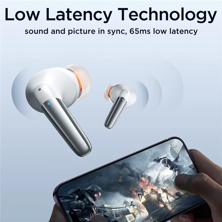 JOYROOM JR-BB1 Беспроводные Bluetooth-наушники с сабвуфером, Водонепроницаемые Вкладыши - Белый