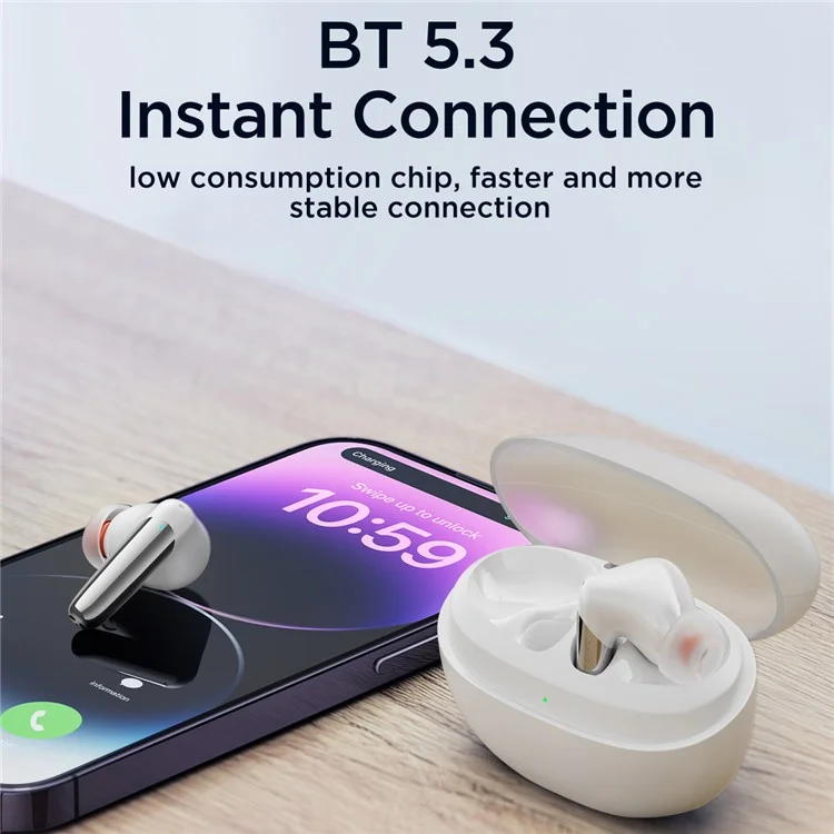 JOYROOM JR-BB1 Беспроводные Bluetooth-наушники с сабвуфером, Водонепроницаемые Вкладыши - Белый