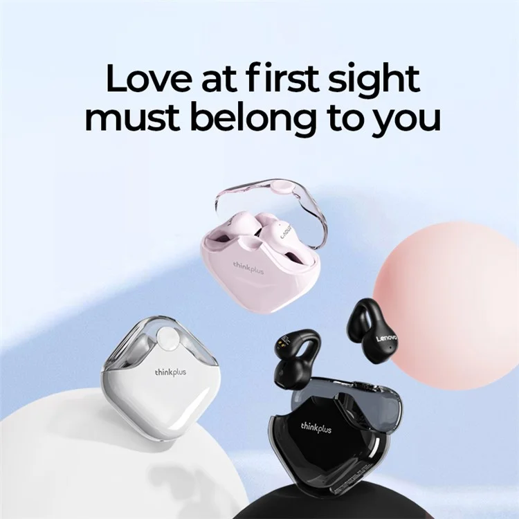 Lenovo Thinkplus XT61 Auriculares Bluetooth Auriculares Inalámbricos Con Auriculares Sports Wireless Reducción de Ruido Estéreo - Rosa