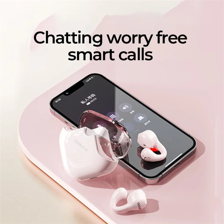Lenovo Thinkplus XT61 Auriculares Bluetooth Auriculares Inalámbricos Con Auriculares Sports Wireless Reducción de Ruido Estéreo - Rosa