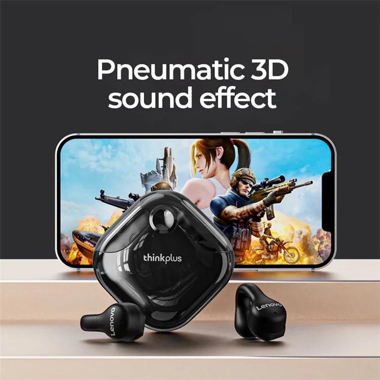 Lenovo Thinkplus XT61 Auriculares Bluetooth Auriculares Inalámbricos Con Auriculares Sports Wireless Reducción de Ruido Estéreo - Rosa