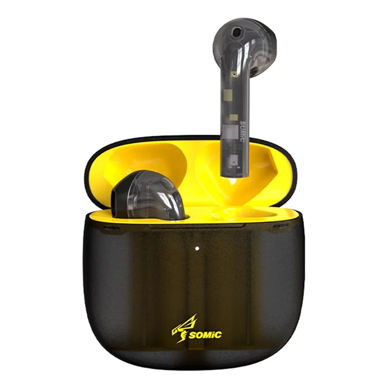 SOMIC T1 Half-In-Ear TWS Earbuds Bluetooth-compatible Headset EMC Call Noise Reduction Headphone