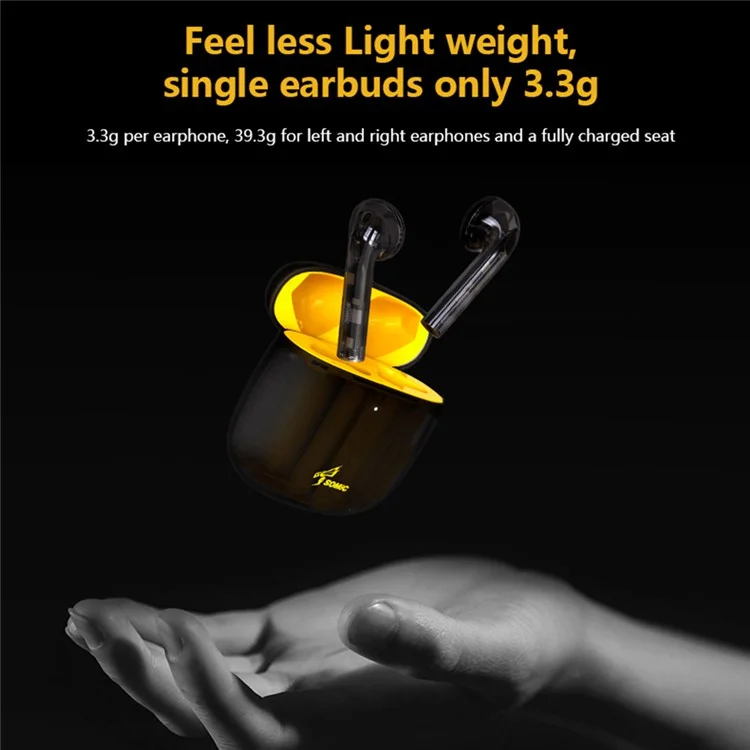 SOMIC T1 Half-In-Ear TWS Earbuds Bluetooth-compatible Headset EMC Call Noise Reduction Headphone