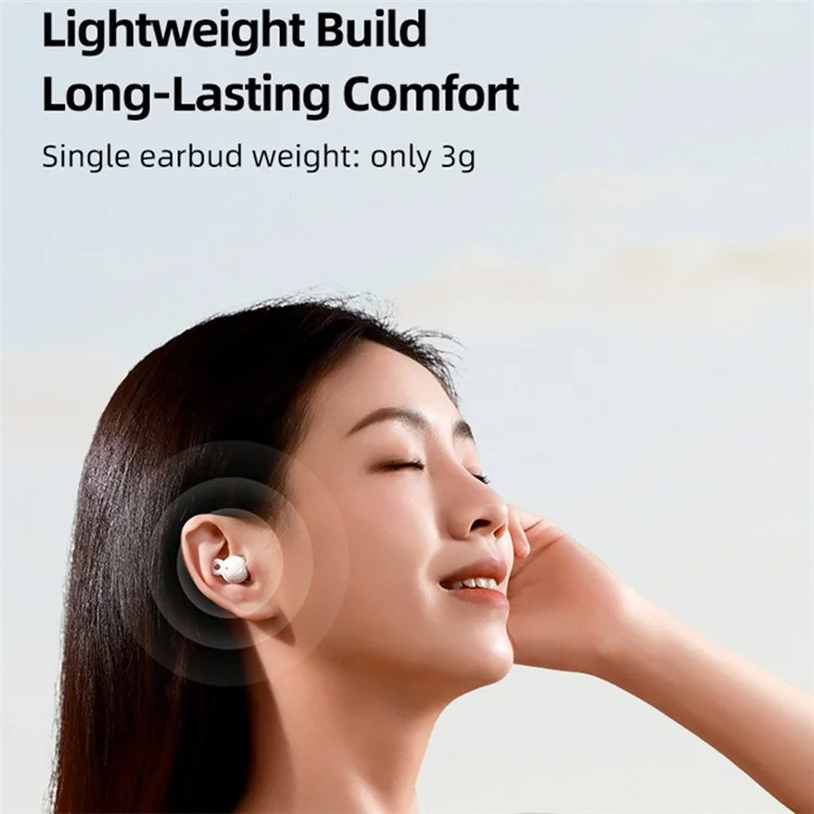 JOYROOM JR-TS3 Беспроводные наушники-вкладыши для сна с шумоподавлением Bluetooth-наушники - Бежевый