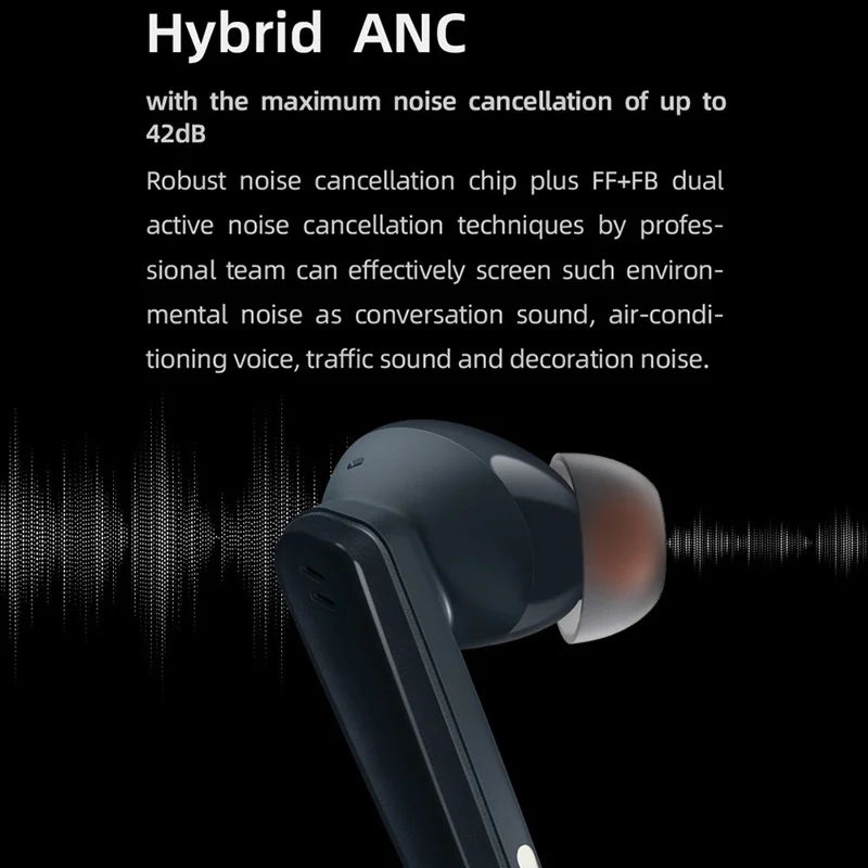 MIBRO AC1 TWS In-ear Bluetooth-compatible Earphone Noise Cancellation Stereo Music Wireless Headset - Beige