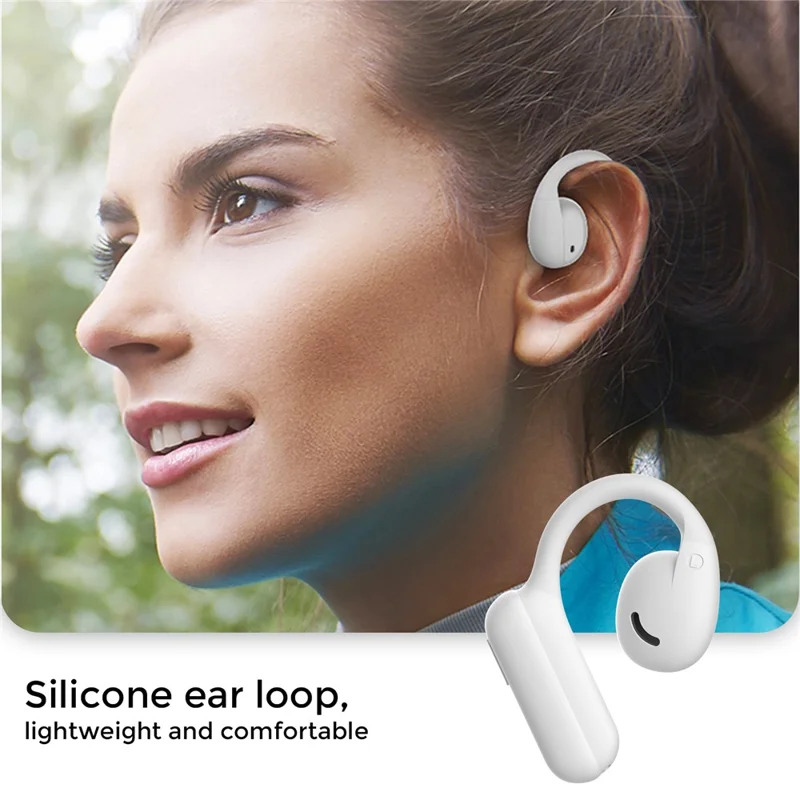 AHASTYLE WG134 Écouteurs avec Boucle Auriculaire en Silicone, Écouteurs Sans Fil Open Ear, Écouteurs Bluetooth