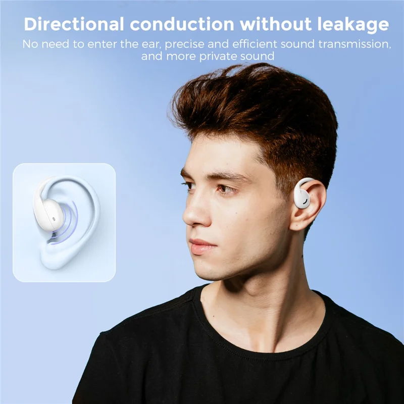 AHASTYLE WG134 Écouteurs avec Boucle Auriculaire en Silicone, Écouteurs Sans Fil Open Ear, Écouteurs Bluetooth