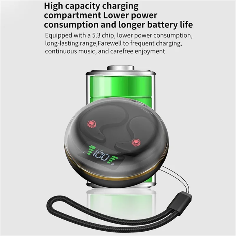 J1 unsichtbare Sleep-Kopfhörer, kabellos, Bluetooth 5.3, geräuschunterdrückend, für Seitenschläfer – Rosa