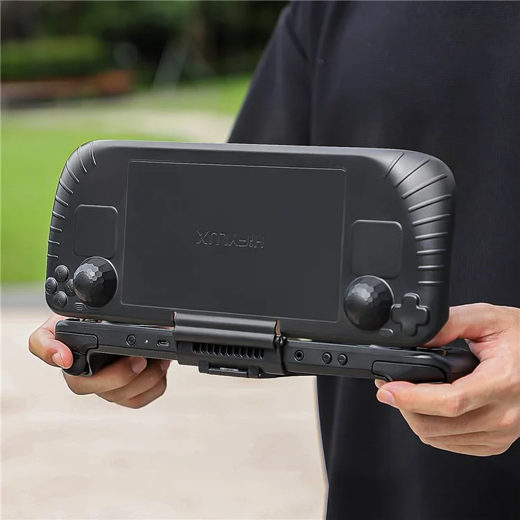 HIFYLUX ST-ZF40 Para Steam Deck Estuche de Protección Plástico 3 en 1 Visera de Sol Consola de Juego Soporte de Escritorio