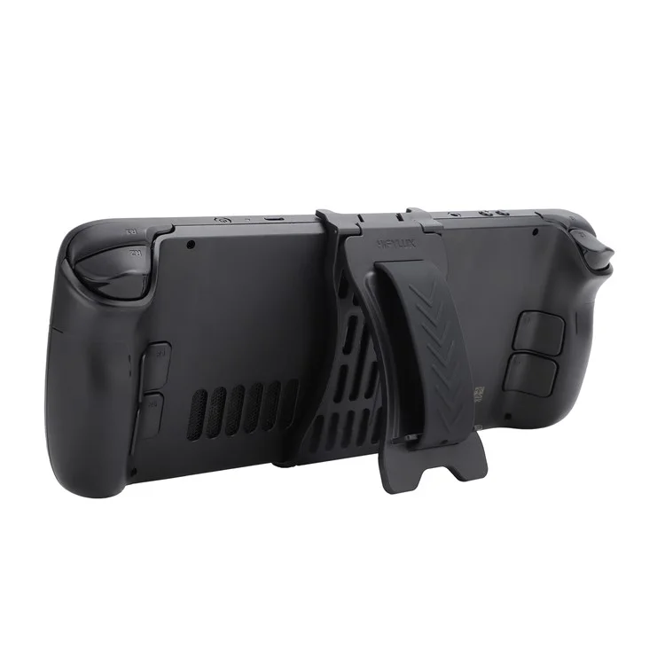 HIFYLUX For Steam Deck 2-in-1 Plastic+Silicone Game Console Desktop Stand Power Bank Holder