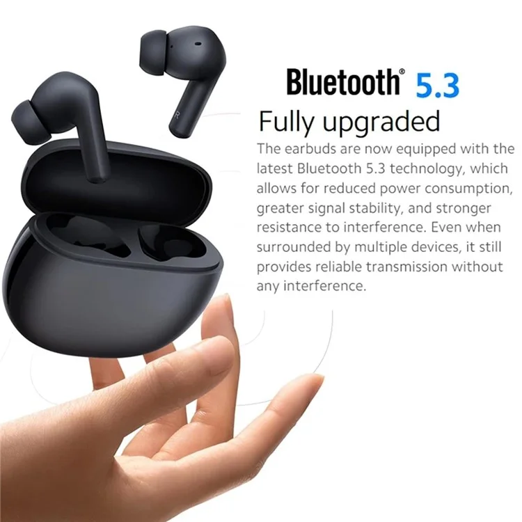 Xiaomi Redmi Buds 4 TWS Wireless Earbuds Bluetooth 5.3 Bluetooth 5.3 Écouteur de Jeux à Faible Latence (version Globale)