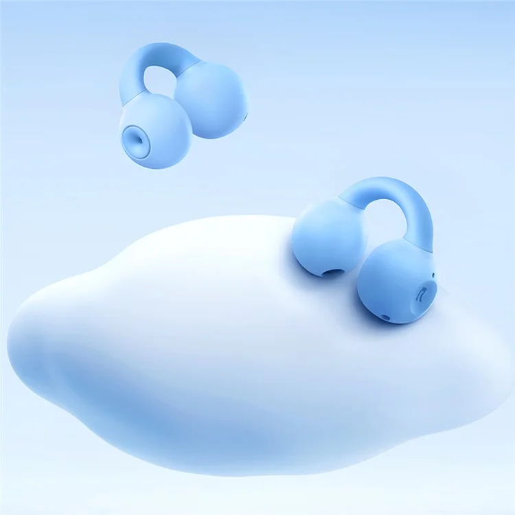 REMAX CozyBuds W15 Open Ear Headphone Bluetooth-compatible Wireless Headset Sport Running Clip-on Earphone - Purple