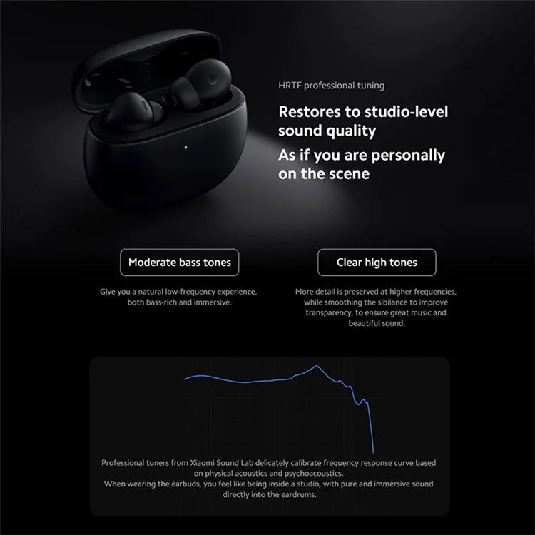 XIAOMI Buds 3 Global Version M2111E1 TWS Earbuds Bluetooth-Headset 3 ANC-Modi Kabellose Kopfhörer - Weiß