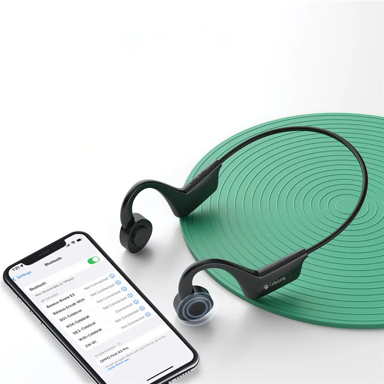 Fones de Ouvido Esportivos CELEBRAT SE3 com Som HD, Condução de Ar e Bluetooth