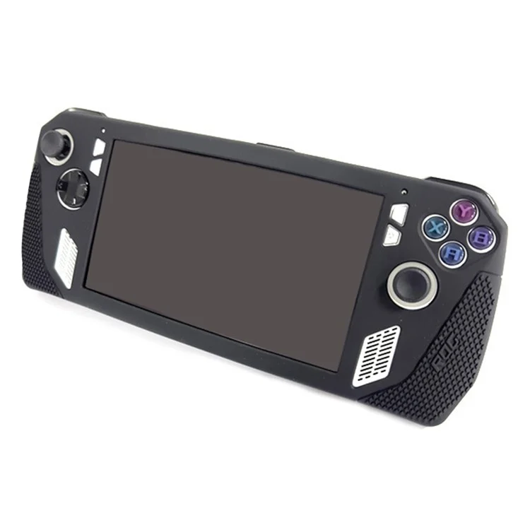 Pour ASUS ROG Ally Full Protection Game Controller Protector Silicone Sleeve Shock-Absorbed Case - Noir