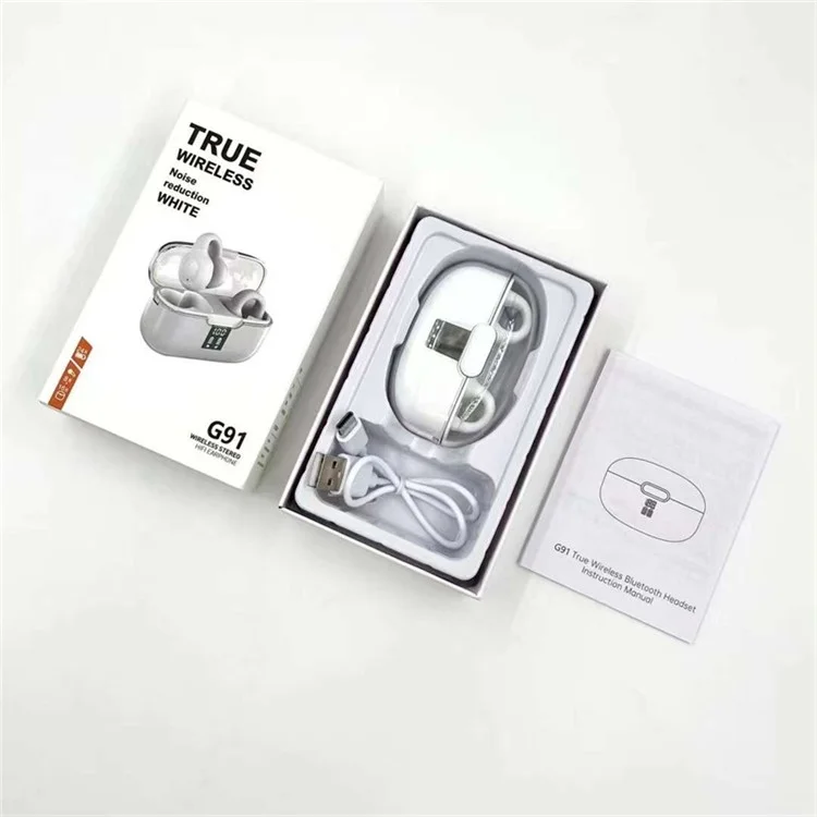 G91 Bluetooth 5.3 Conduction D'air Chefs de Fil Sans Fil Réduction du Noire - Rose