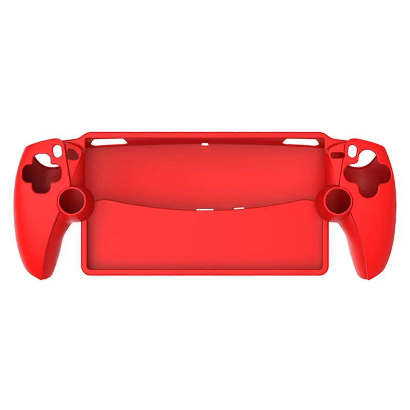Funda protectora de silicona para la consola de juegos PlayStation Portal - Rojo