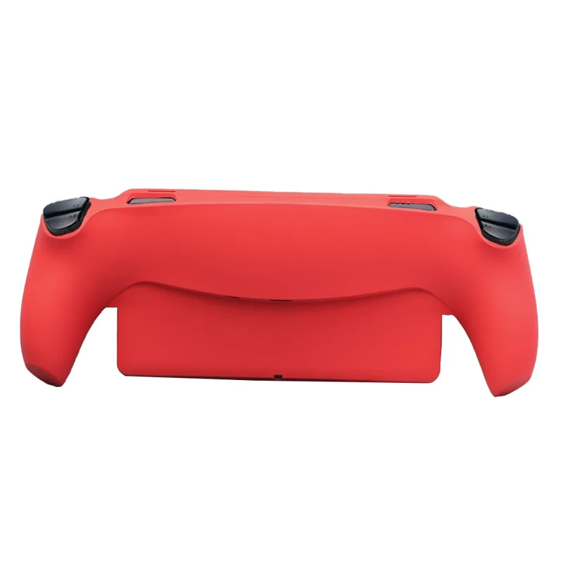 Funda protectora de silicona para la consola de juegos PlayStation Portal - Rojo