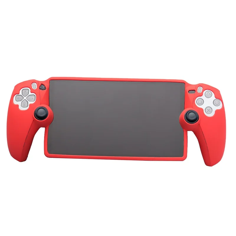 Funda protectora de silicona para la consola de juegos PlayStation Portal - Rojo