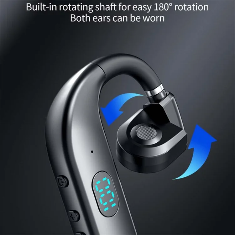 T50 Wireless Bone Conduction Headphone Sport Running Earphone Single-Ear Headset Bluetooth-compatible Headset