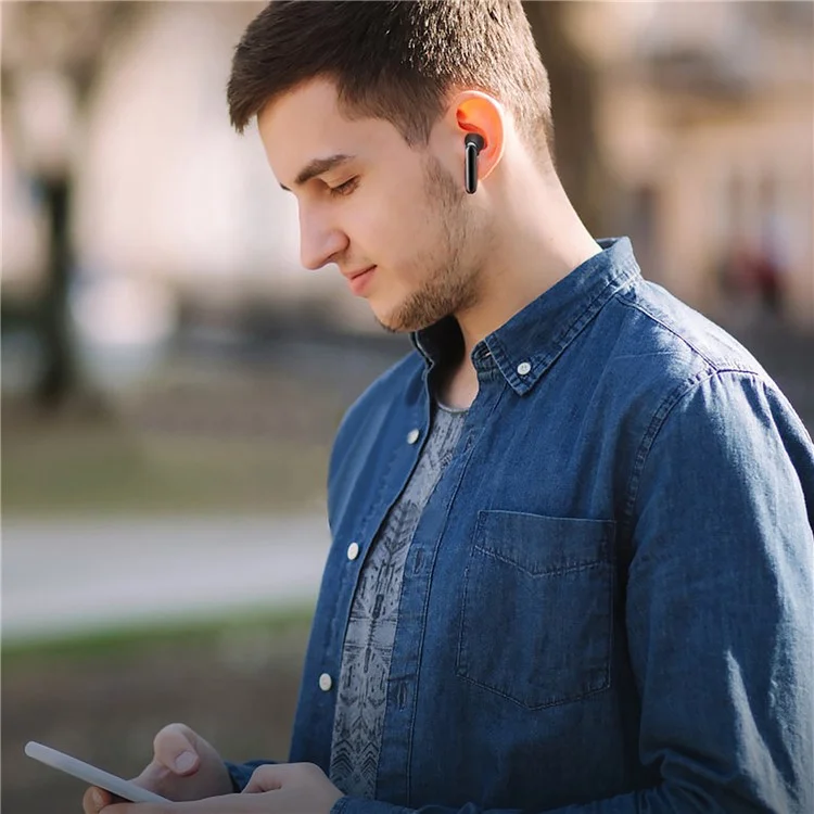 JOYROOM JR-FB3 Fones de Ouvido Verdadeiramente Sem Fio True Wireless Grave Pesado Som Hi-Fi In-Ear Bluetooth - Branco