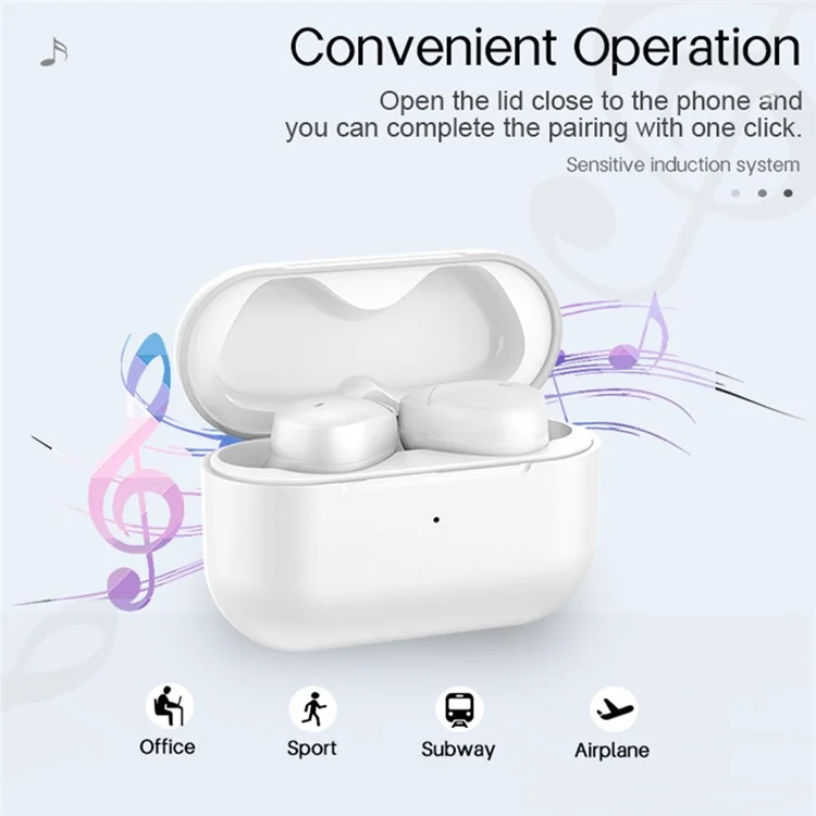 B2 Bluetooth-compatible TWS Headset Low Delay In-ear Headphone Wireless Waterproof Earphone with Charging Case