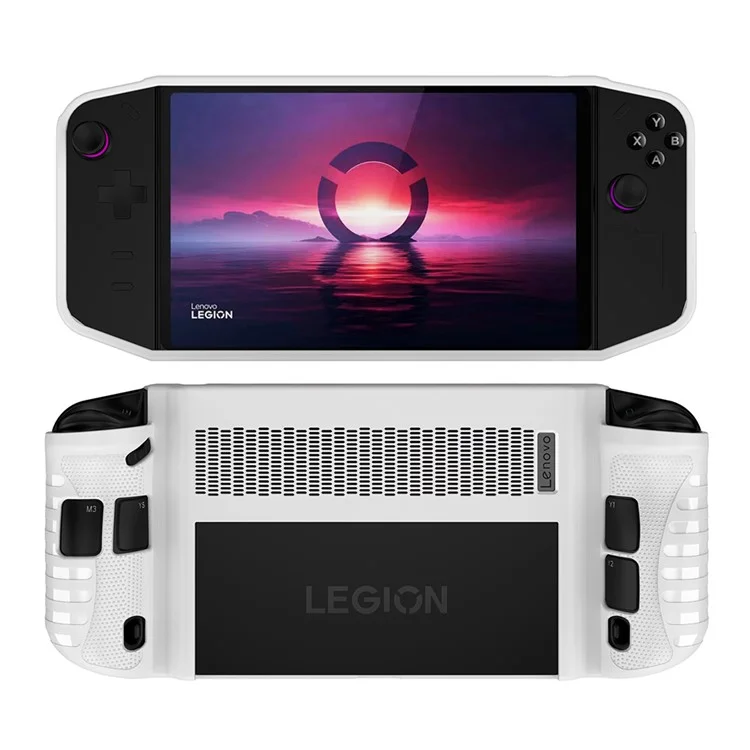Protector de controlador de juego Lenovo Legion Go TPU Funda protectora Mango - Blanco