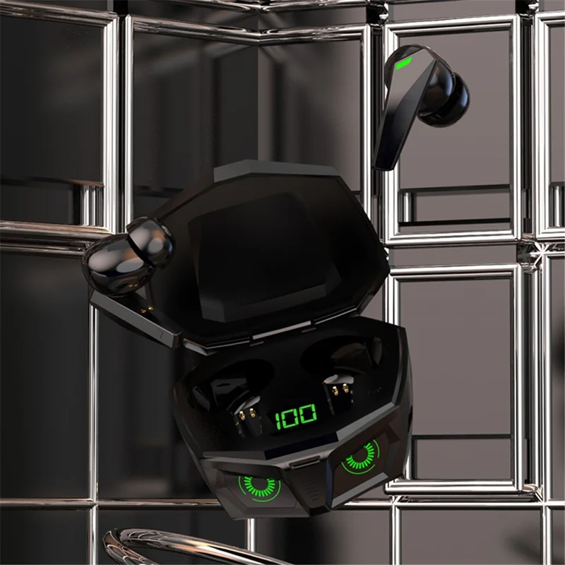 P50 TWS Bluetooth Earphone Stereo Musica Basso Latenza Gaming Cuffia Wireless - Bianco