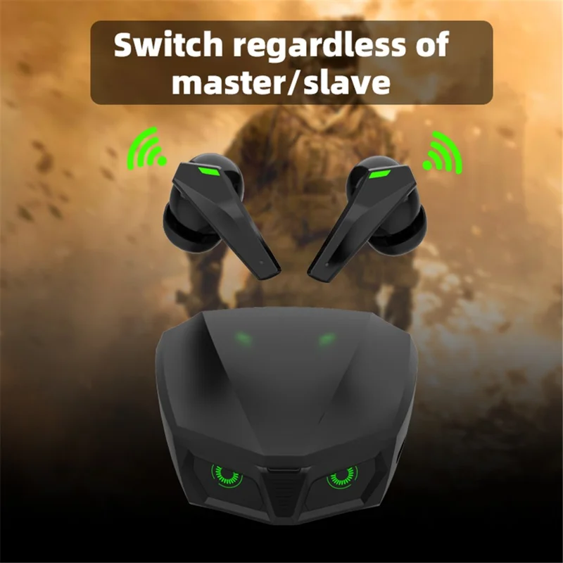 P50 TWS Bluetooth Earphone Stereo Musica Basso Latenza Gaming Cuffia Wireless - Bianco