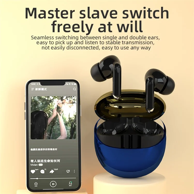 Écouteurs Bluetooth sans fil Y913 HiFi Sound In-ear IPX7 Étanches - Rouge