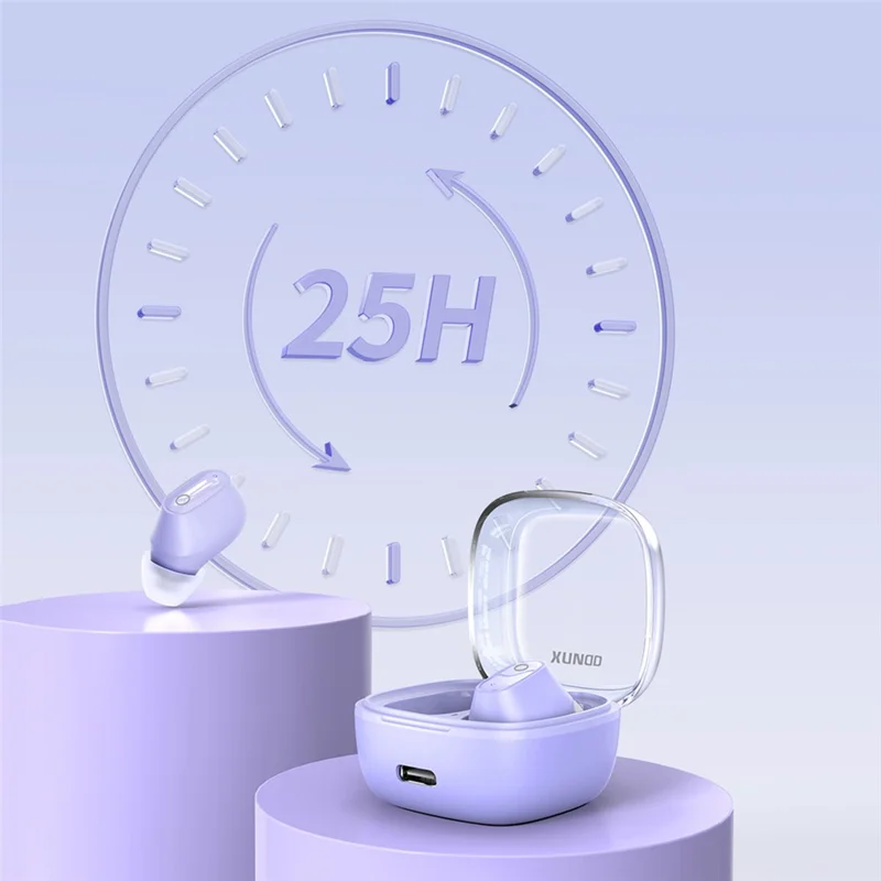 XUNDD X32 TWS Mini In-ear Bluetooth-compatible Earphone Stereo Music Gaming Wireless Headset - Pink