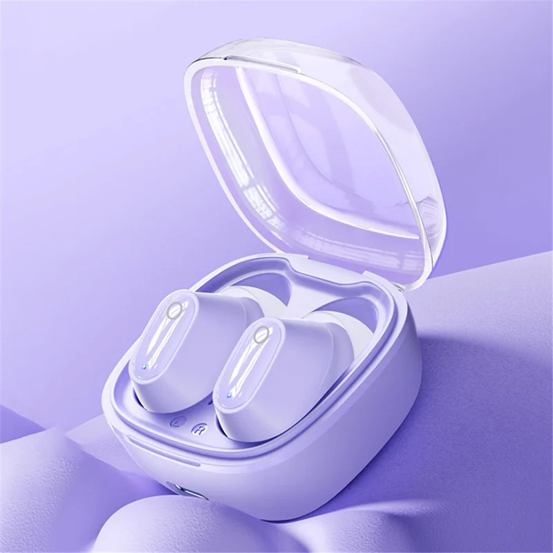 XUNDD X32 TWS Mini In-ear Bluetooth-compatible Earphone Stereo Music Gaming Wireless Headset - Purple