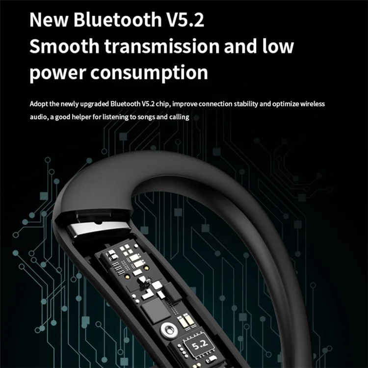 Lenovo Thinkplus T50 TWS Ушных Телефонов Снижение Шумоподавления Bluetooth 5.2 Спортивные Беспроводные Наушники - Черный