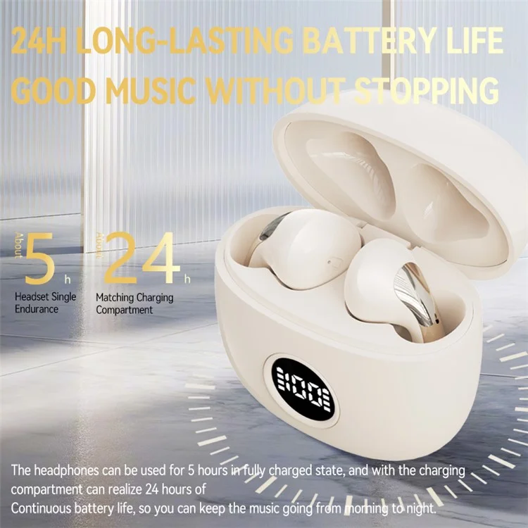LX04 Bluetooth-compatible 5.3 Mini Earbuds Noise Reduction IPX5 Waterproof Wireless Headphones - Pink