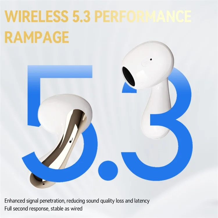 LX04 Bluetooth-compatible 5.3 Mini Earbuds Noise Reduction IPX5 Waterproof Wireless Headphones - Green