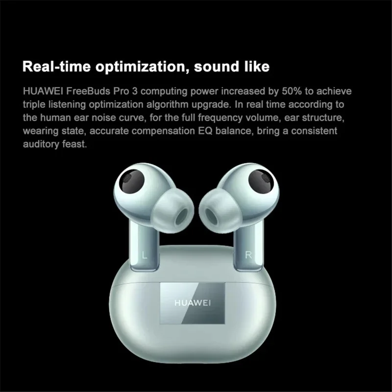 HUAWEI T0018 FreeBuds Pro 3 Wireless Earphones Intelligent Noise Cancelling Bluetooth-compatible Earbuds - Silver