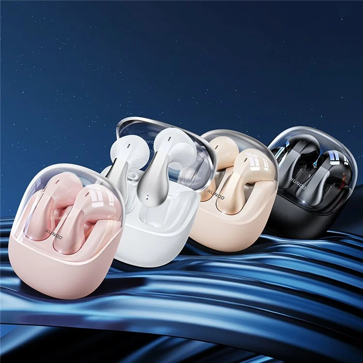 XUNDD X33 Waterdrop Shape TWS Bluetooth-compatible Earphone Stereo Music Gaming Wireless Headset - White
