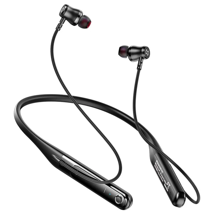XUNDD H002 Fones de ouvido Bluetooth com pendurador pescoço de silicone líquido, controle inteligente por toque de quatro vias