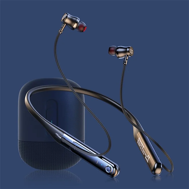 XUNDD H002 Fones de ouvido Bluetooth com pendurador pescoço de silicone líquido, controle inteligente por toque de quatro vias