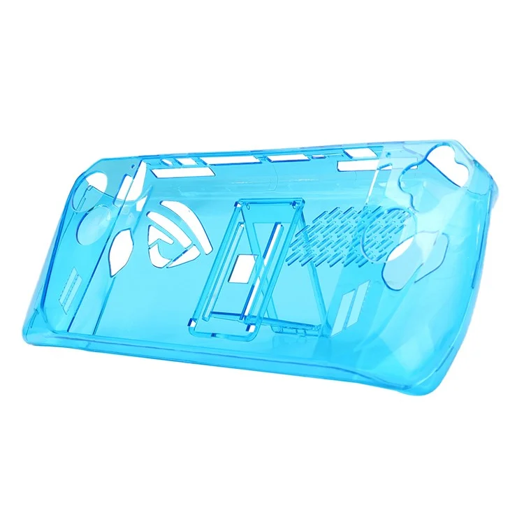 Custodia PC trasparente per ASUS ROG Ally Custodia di protezione Antiurto Custodia per console da gioco - Blu trasparente