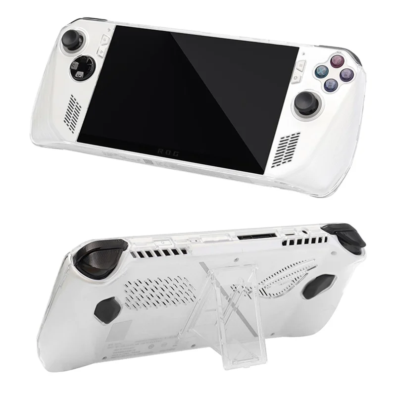 Przezroczysta obudowa PC do ASUS ROG Ally, pokrowiec ochronny, odporny na wstrząsy, etui na konsolę do gier - przezroczysty