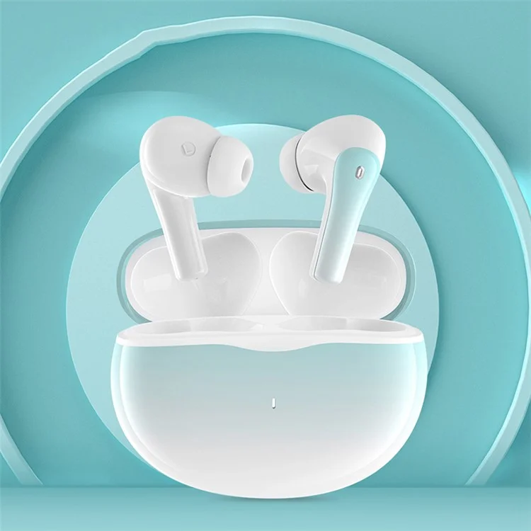 DEIVA Smart-Serie EM412 TWS-M4 Bluetooth-Kabellose In-Ear-Kopfhörer mit Dual-Mikrofon Farbverlauf-Kopfhörer - Farbverlauf Grau 