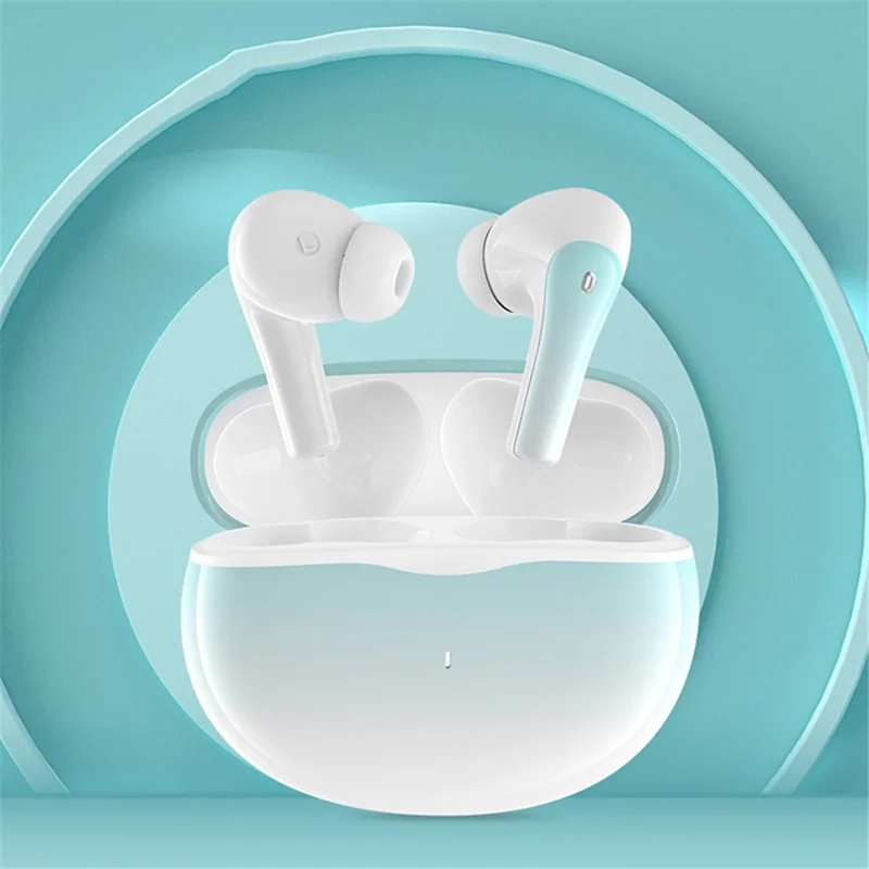 Auriculares inalámbricos DEIVA Smart Series EM412 TWS-M4 Bluetooth compatible V5.2, tipo intrauditivo con doble micrófono y gradiente, modelo EM412 - Azul gradiente